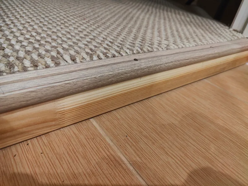 Порог угловой ПУ 06.900.088 Орех