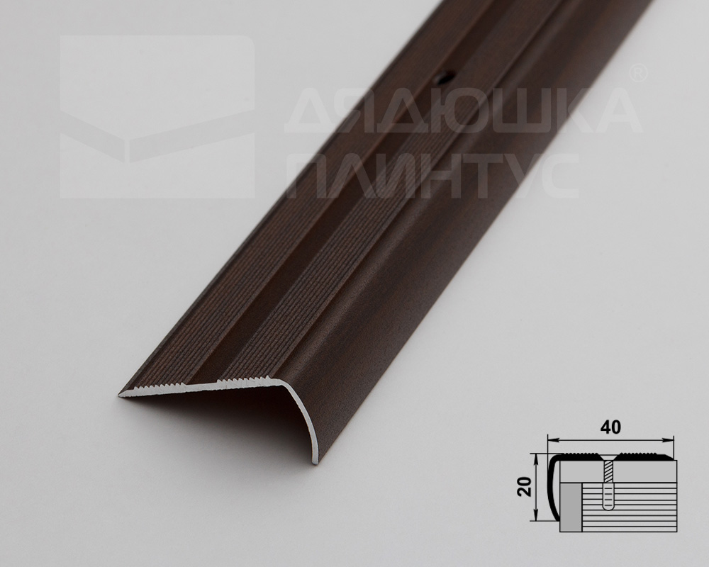 Порог угловой ПУ 06.900.094 Венге