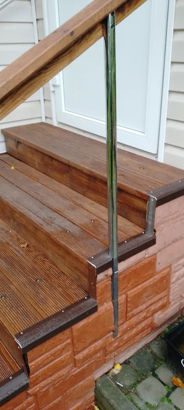 Порог угловой ПУ 02.900.091 Дуб темный