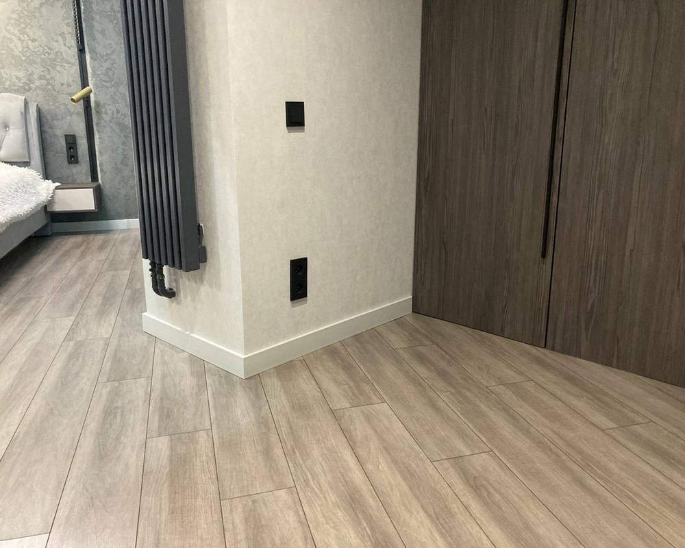 Плинтус напольный Salag Alpha 60*15*2200 мм AP61M1 Белый