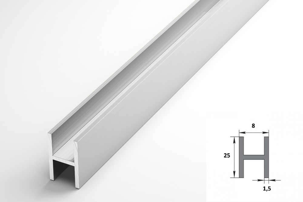 Двутавр 25х8х25 мм Дт 04.2000.500 Без окраса