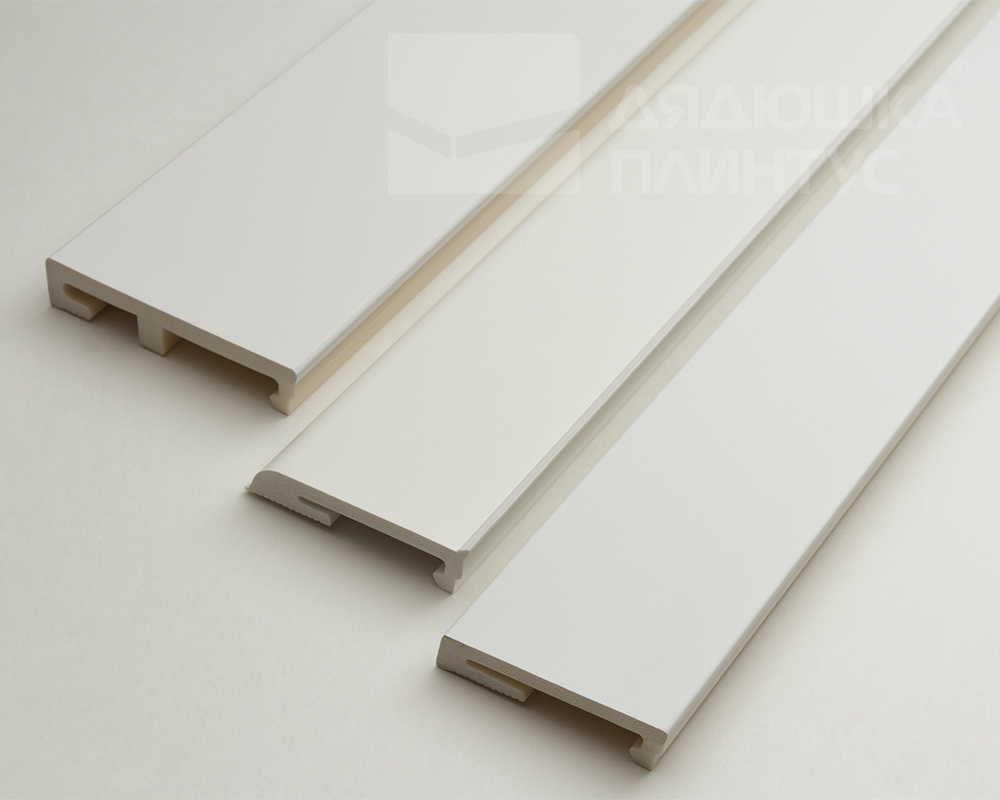 Плинтус напольный Salag Alpha 65*17*2200 мм AP6601 Белый