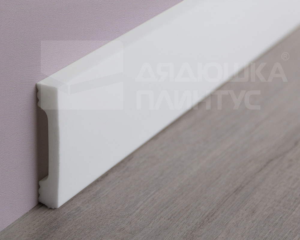 Плинтус из полистирола высокой плотности NMC Wallstyl FD8 Белый