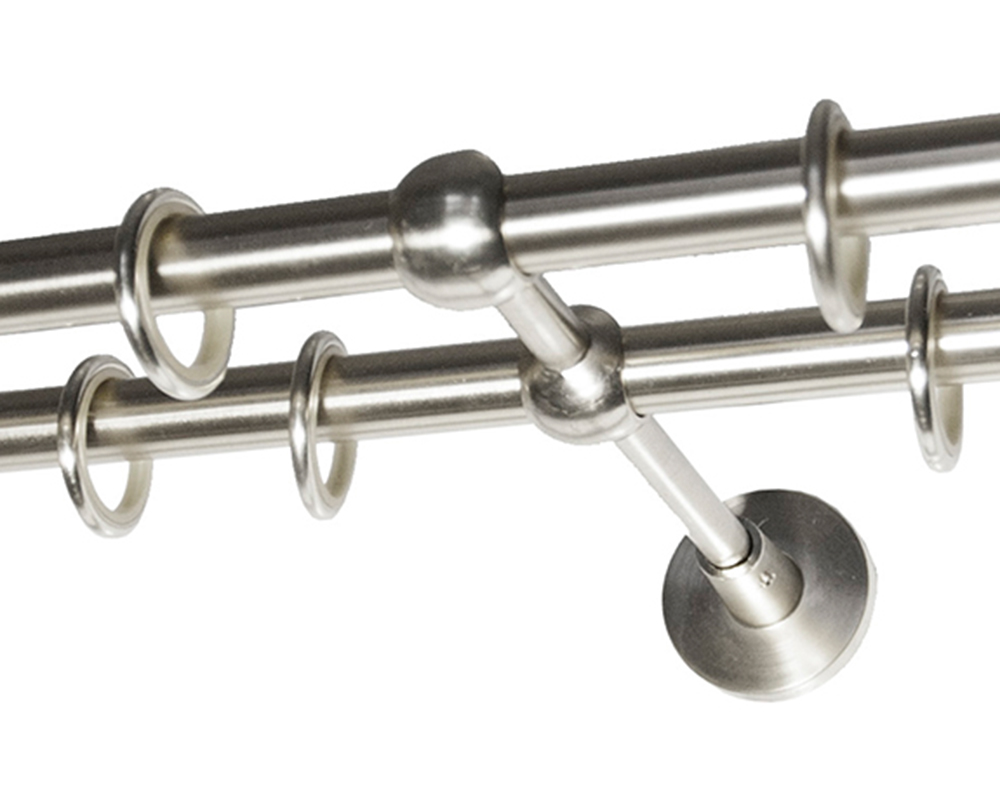 Карниз двухрядный кованый УЮТ d16мм 3,2м Сталь