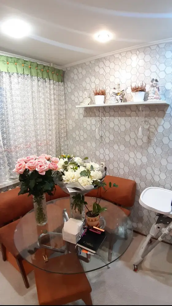 Панель ПВХ ГРЕЙС 973*492 10шт/уп Шестигранник Орхидеи. Цена указана за 4,8 м²