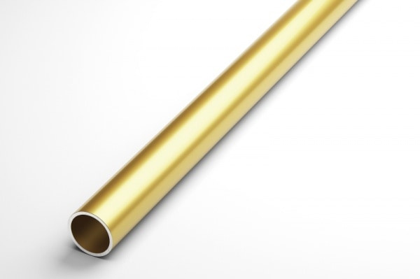 Труба круглая Ø 10 мм ТКр 02.2000.502л Золото. Цена за 5 штук.