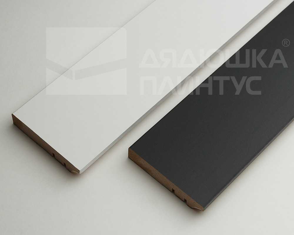 Плинтус МДФ Волшебная палочка Гарден 60 мм. 211 Черный