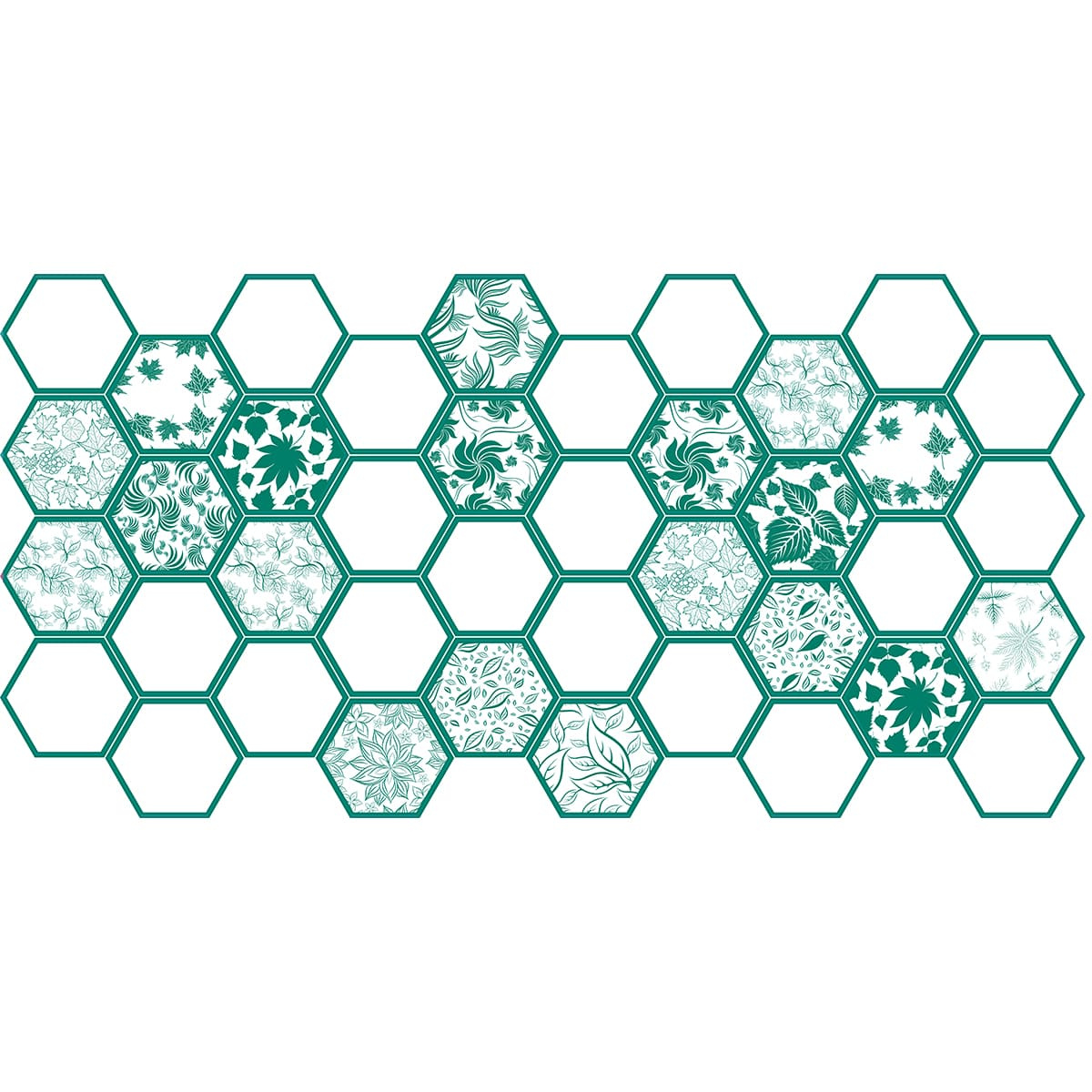Панель ПВХ ГРЕЙС 973*492 10шт/уп Шестигранник Хмари. Цена указана за 4,8 м²