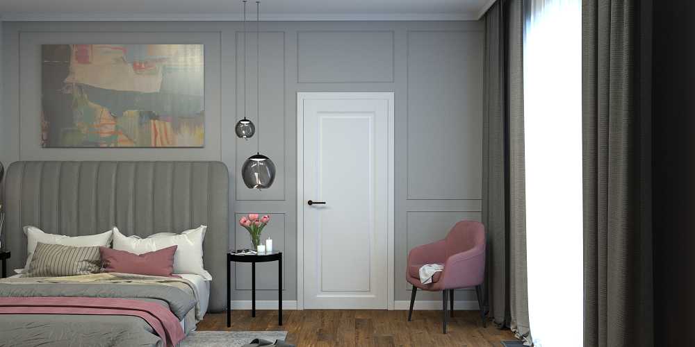 Плинтус МДФ Волшебная палочка 81мм 2,4м. В защитном грунте RAL 9003