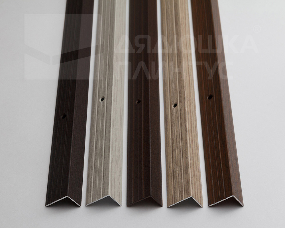 Порог угловой ПУ 03.900.091 Дуб темный