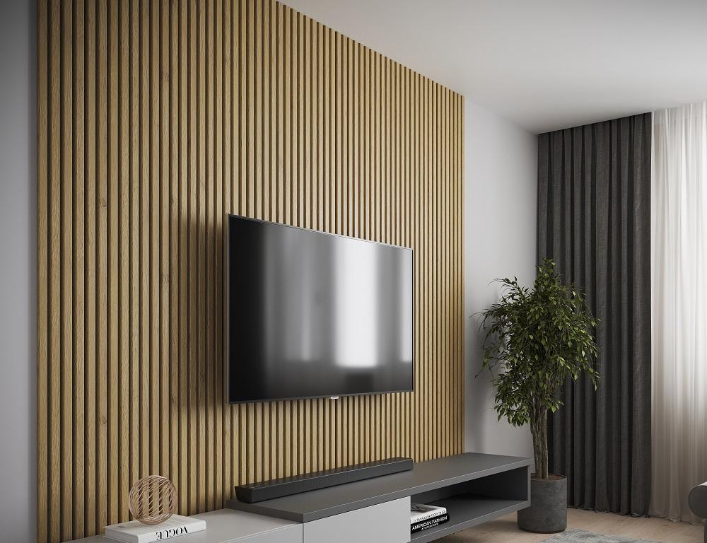 Рейка завершающая с монтажной планкой для панелей МДФ 2,75м L06 Дуб альпийский