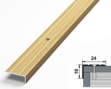 Порог угловой ПУ 01.1800.082 Дуб светлый