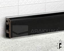 Кухонный плинтус Thermoplast AP630-1905 Чёрный глянец
